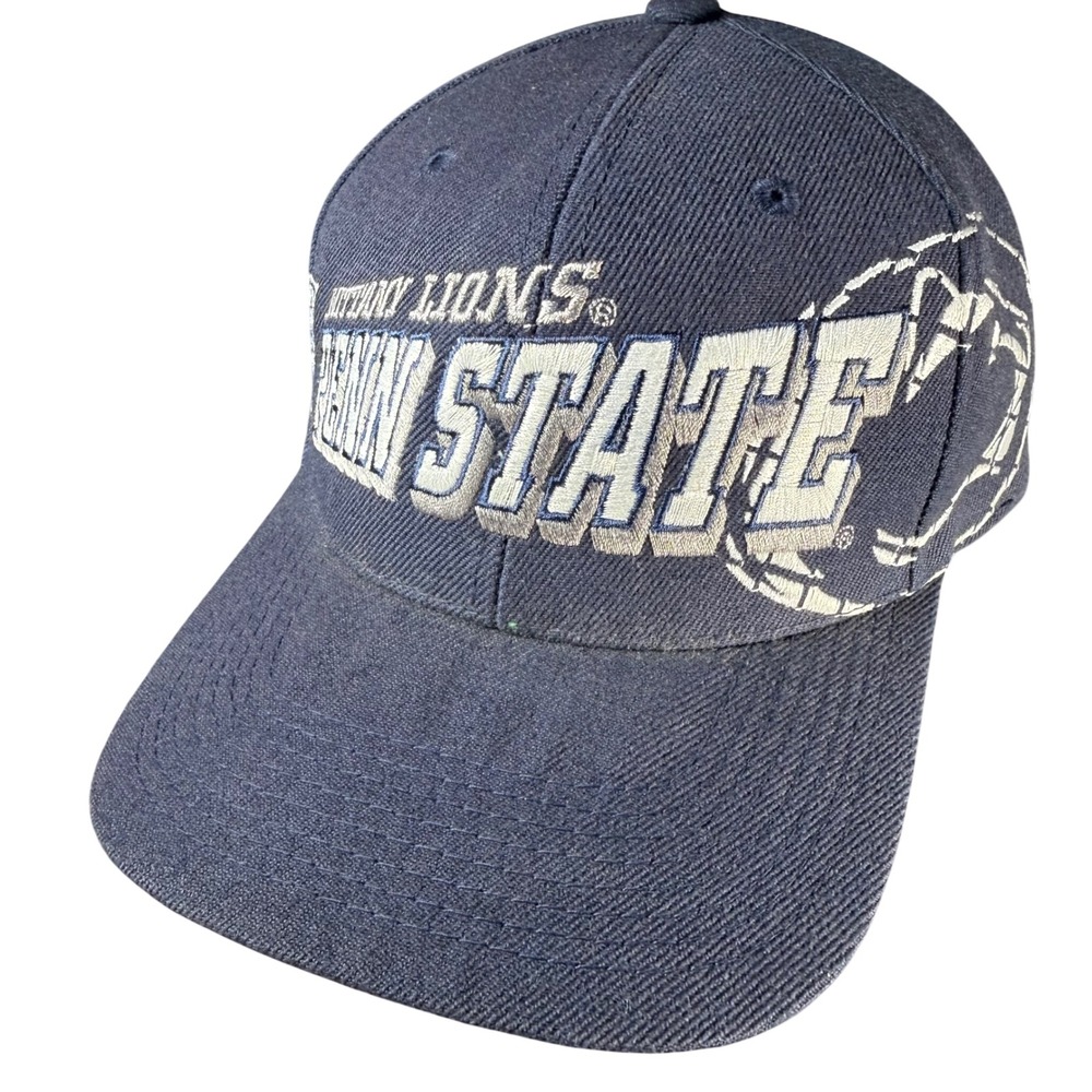 Sports Specialties Penn State Hat Mens Blue Vintage Snapback Cap PSU Football
